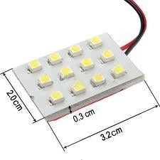 Dome LED Paneel Blauw 12SMD 3528 Dome LED Paneel Blauw 12SMD 3528